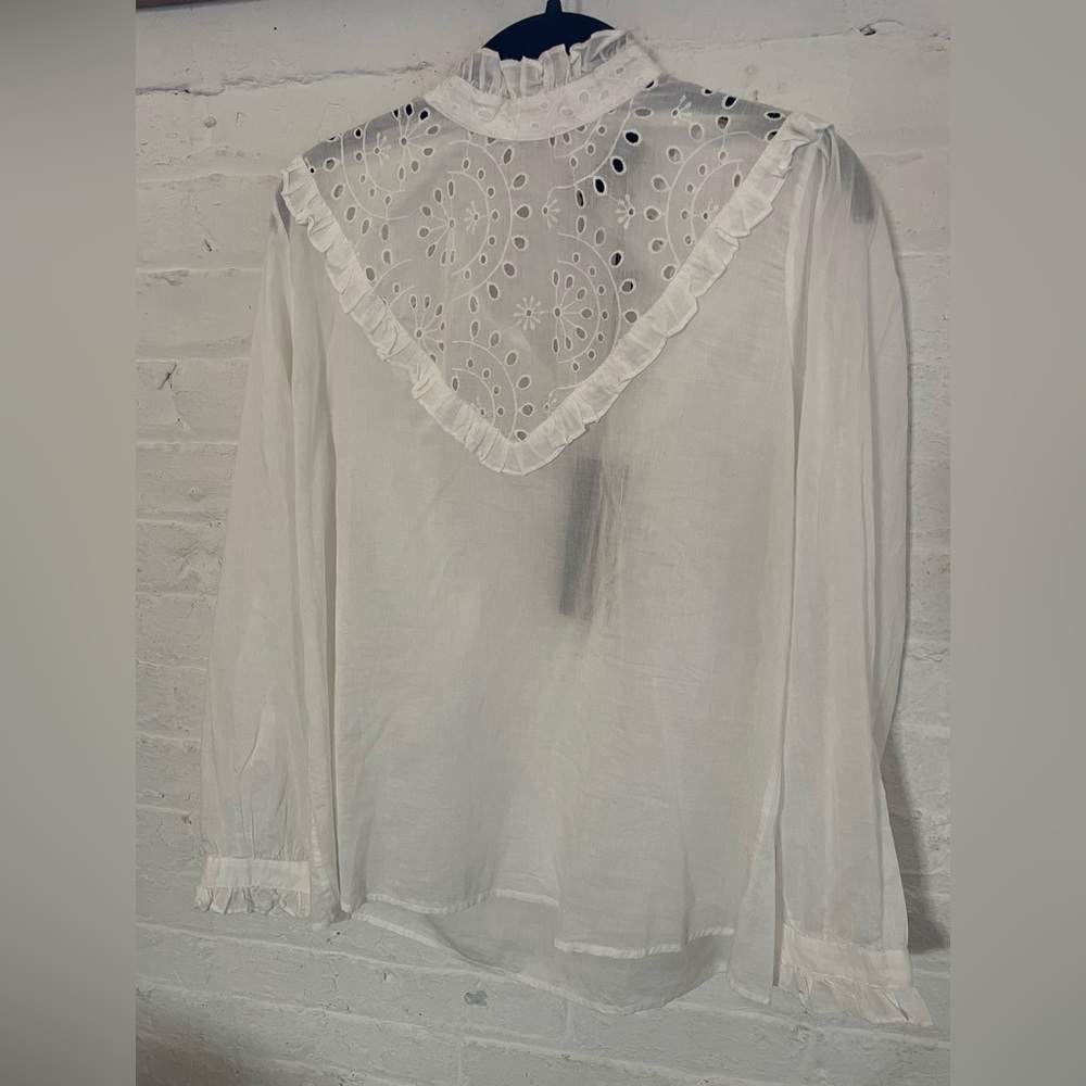 RARE Nili Lotan Reversible Blouse NWT